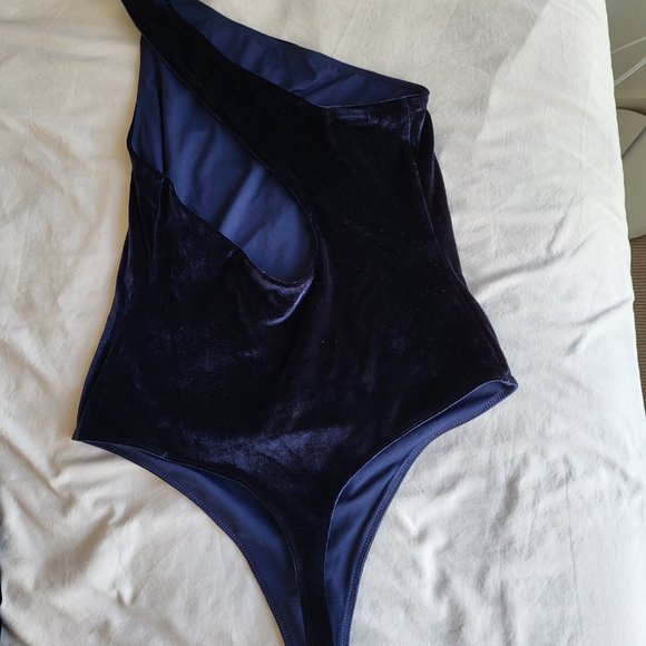 3-piece velour tracksuit in - BLUE - Picture 3 of 6